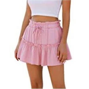Boutique tiered ruffle skirt
